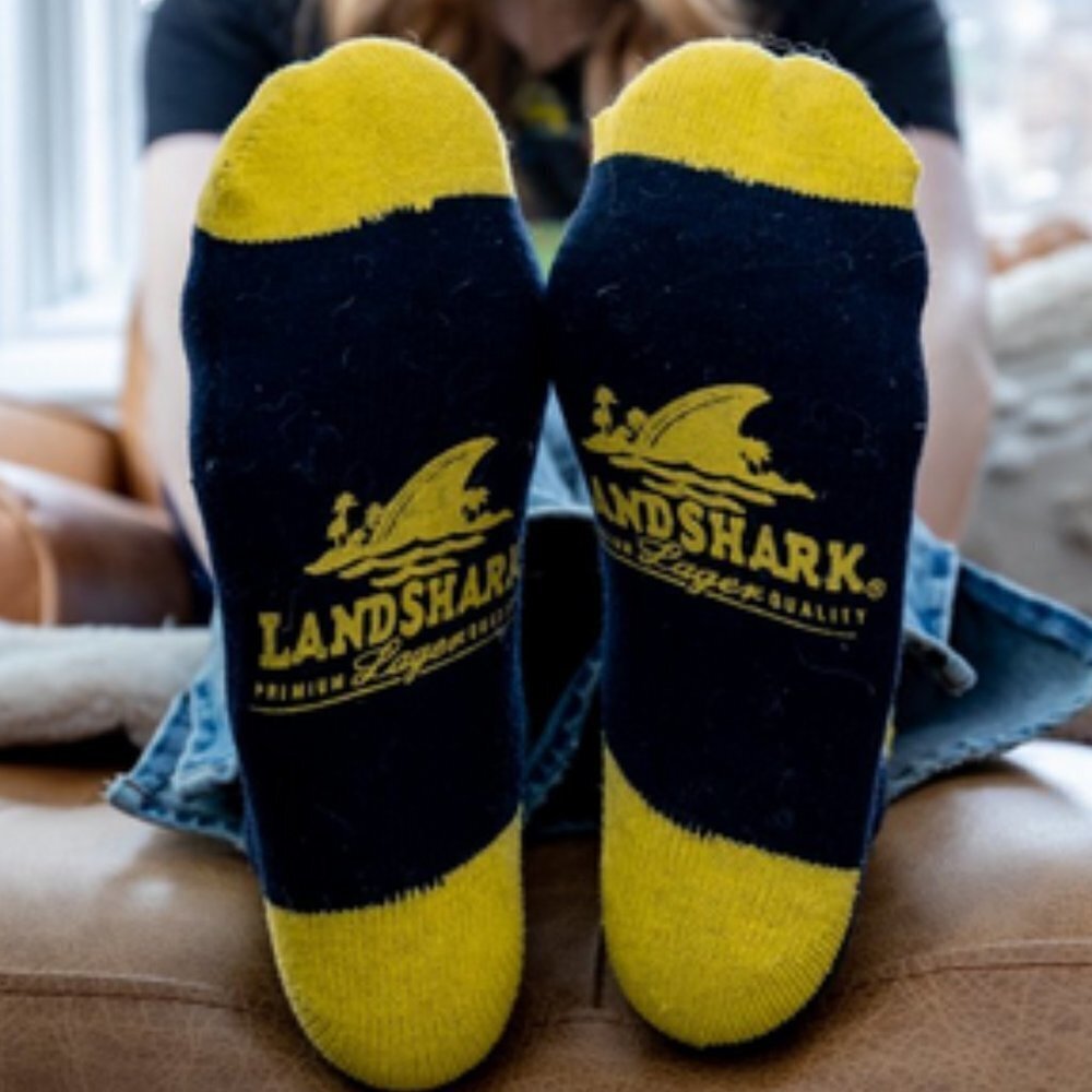 Land Shark Lager Socks Brand New In Package